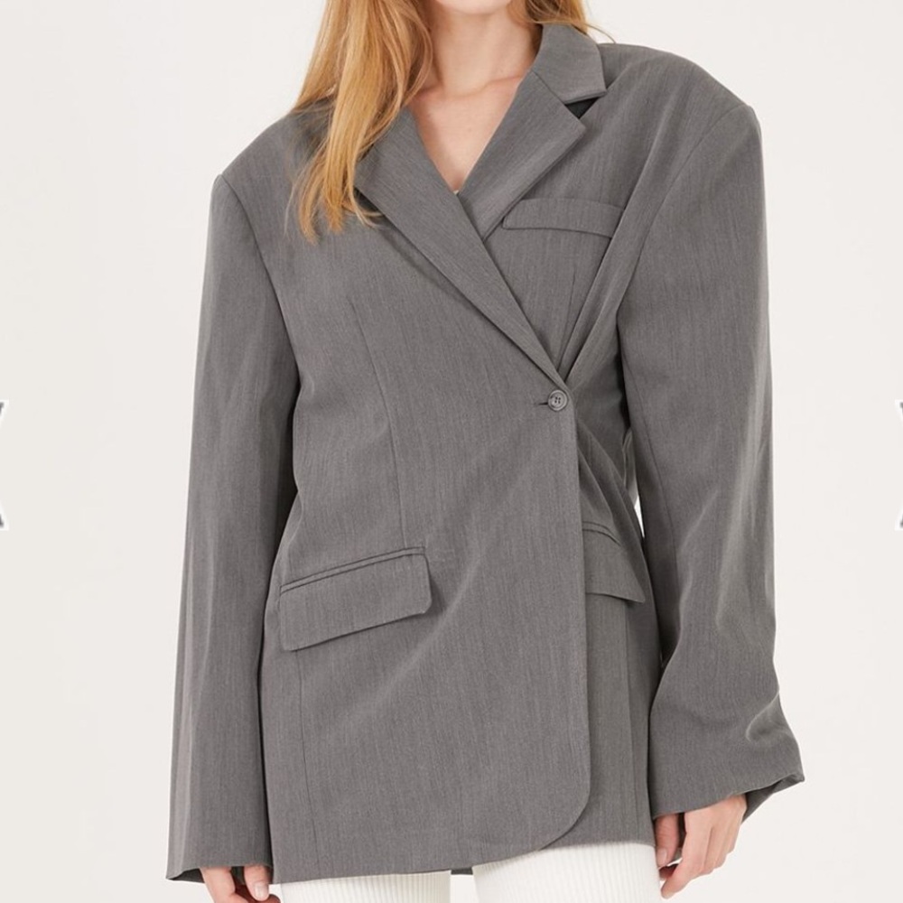 Storets Hailey Open Back Oversized Blazer - Picture 5 of 7